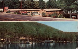 Lake Side Motor Court Postcard