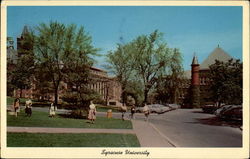 Syracuse University New York Postcard Postcard