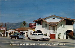 Nance's Hot Springs Postcard