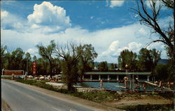 Hot Springs Pools Steamboat Springs, CO Postcard Postcard