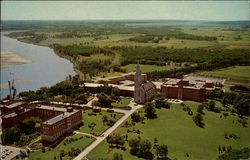 Church Campus in Yankton, SD Postcard