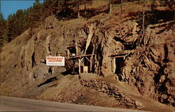 Broken Boot Gold Mine Deadwood, SD Postcard Postcard