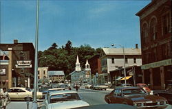 Main Street Springfield, VT Postcard Postcard