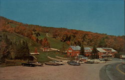 Bromley Mountain Ski Area Peru, VT Postcard Postcard