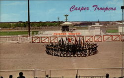 Casper Troopers Wyoming Postcard Postcard