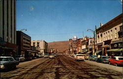 Looking North On Higgins Avenue Missoula, MT Postcard Postcard