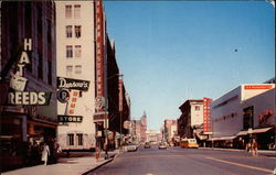 Looking West on Riverside Postcard