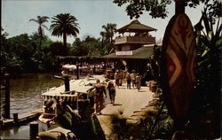 Adventureland Dock - Disneyland Postcard