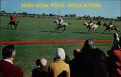 High Goal Polo Boca Raton, FL Postcard Postcard