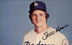 Steven Howe of the Los Angeles Dodgers Baseball Team Postcard