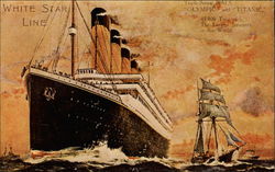 White Star Line - Titanic (Reproduction) Postcard