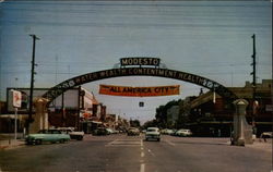 All-America City Modesto, CA Postcard Postcard