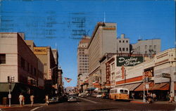 Fulton Street Fresno, CA Postcard Postcard