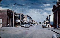 Main Street, Looking East Postcard