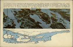 The Thousand Islands International Bridge Postcard