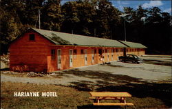 Harjayne Motel Postcard