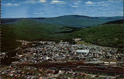 Bird's-Eye View of Schreiber, Ontario Postcard