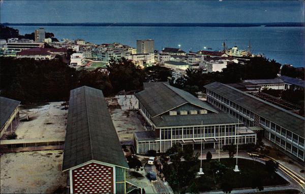 Night View of Sandakan Malaysia Southeast Asia