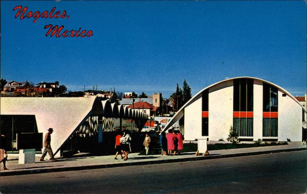Immigration Office and Shops Nogales Mexico