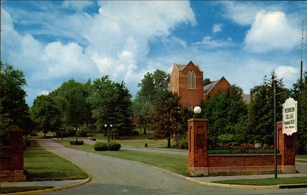 Muskingum College Entrance New Concord Ohio