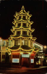 Golden Tagoda Postcard