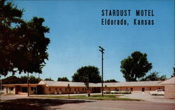 Stardust Motel & Restaurant El Dorado, KS Postcard Postcard