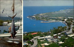 Aerial View of Kailua Bay Kona, HI Postcard Postcard