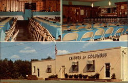 The Knights of Columbus Hall Tewksbury, MA Postcard 