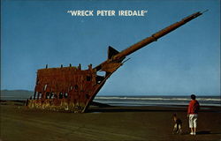 Wreck of the "Peter Iredale Hammond, OR Postcard Postcard