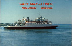 Cape May-Lewes Ferry Postcard