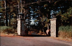 Gateway to beautiful Asilomar Conference Grounds Postcard