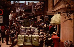 Shooting a Scene at Universal City Studios California Postcard Postcard