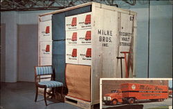 Milne Bros., Inc. Moving & Storage Saginaw, MI Postcard Postcard