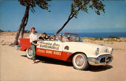 Dunesmobiles at Sleeping Bear Sand Dune Glen Haven, MI Postcard Postcard