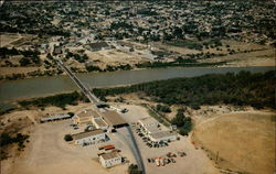 McAllen-Hidalgo-Reynosa Bridge Crossing the Rio Grande River Postcard