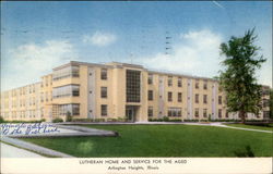 Lutheran Home and Service for the Aged Arlington Heights, IL Postcard Postcard
