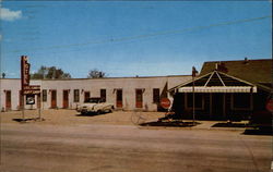 Log Cabin Motel and Gift Shop Postcard