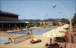 The Motor House Pool Williamsburg, VA Postcard Postcard