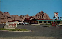 Cedar Pass Lodge, Badlands National Monument Postcard