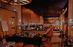 Pony Express Bar'N, Hotel Robidoux St. Joseph, MO Postcard 