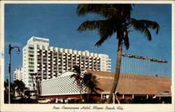 New Americana Hotel, Bal Harbour Miami Beach, FL Postcard Postcard