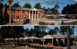 Johnson Manor Court Postcard