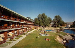 Campbell's Lodge on Lake Chelan Washington Postcard Postcard