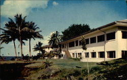 The Hospitable Nani Loa Hotel on Lovely Hilo Bay Hawaii Postcard Postcard