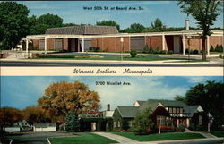 Werness Brothers Funeral Chapels Minneapolis, MN Postcard Postcard