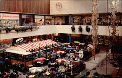 Sidewalk CAfe at Southdale Center Postcard