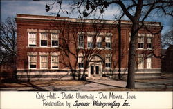 Cole Hall, Drake University Des Moines, IA Postcard Postcard