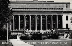 Court House Cedar Rapids, IA Postcard Postcard