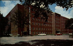 Exterior View of St. Joseph's Mercy Hospital Postcard