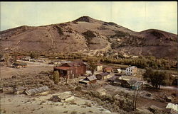 "Grasshopper Diggings," View of City Bannack, MT Postcard Postcard